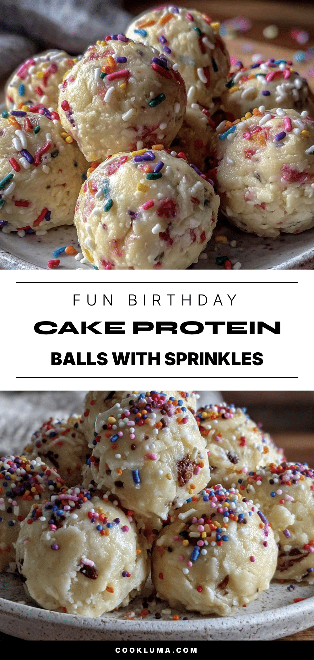 birthday cake protein balls recipe