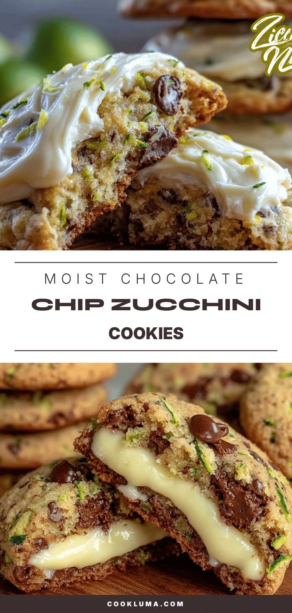 chocolate chip zucchini cookies recipe