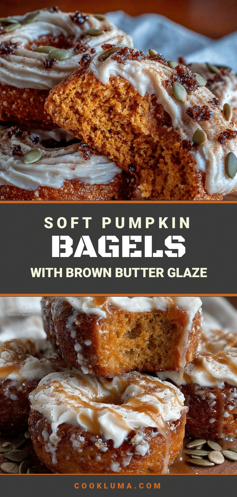 cozy pumpkin bagels recipe