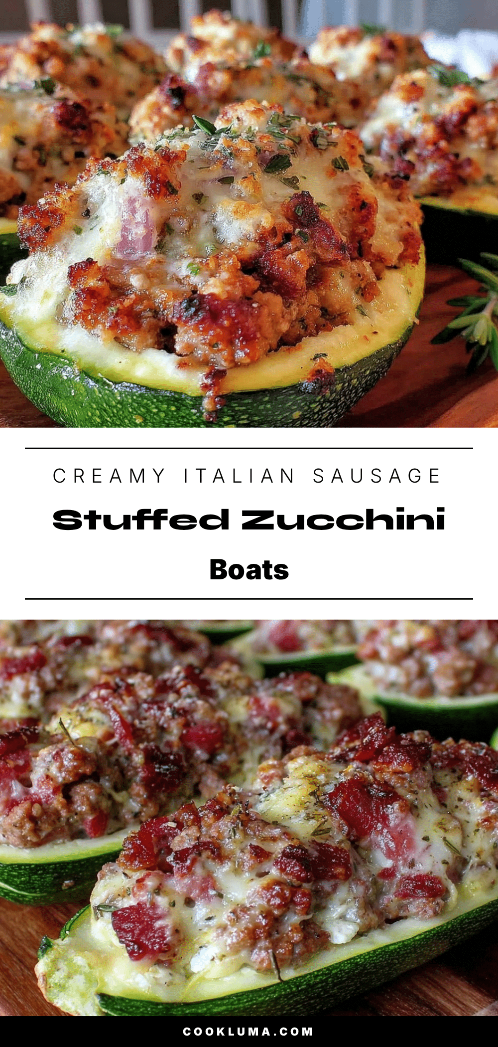 cream cheese stuffed zucchini boats recipe