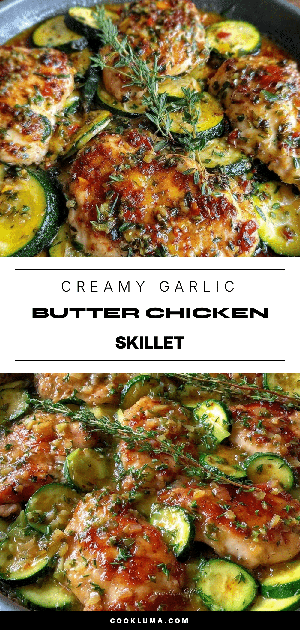 creamy garlic butter chicken skillet recipe