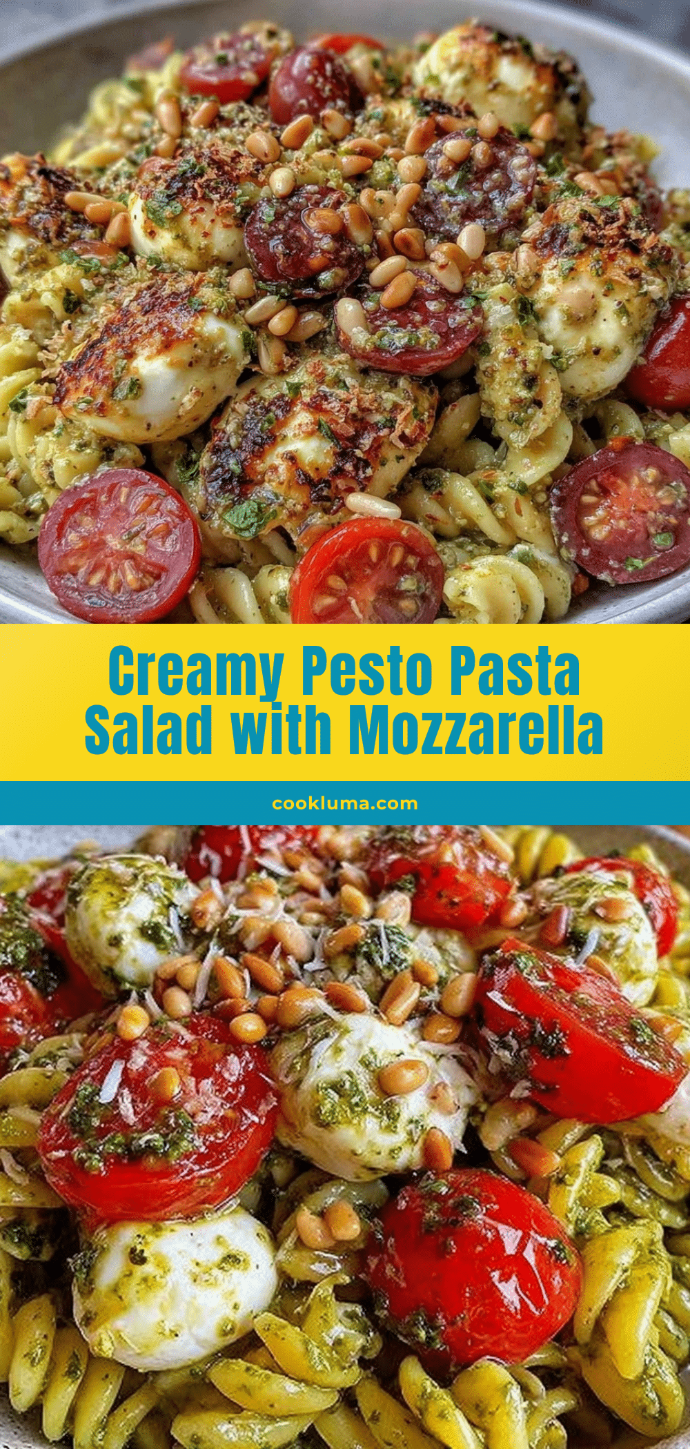 creamy pesto pasta salad recipe