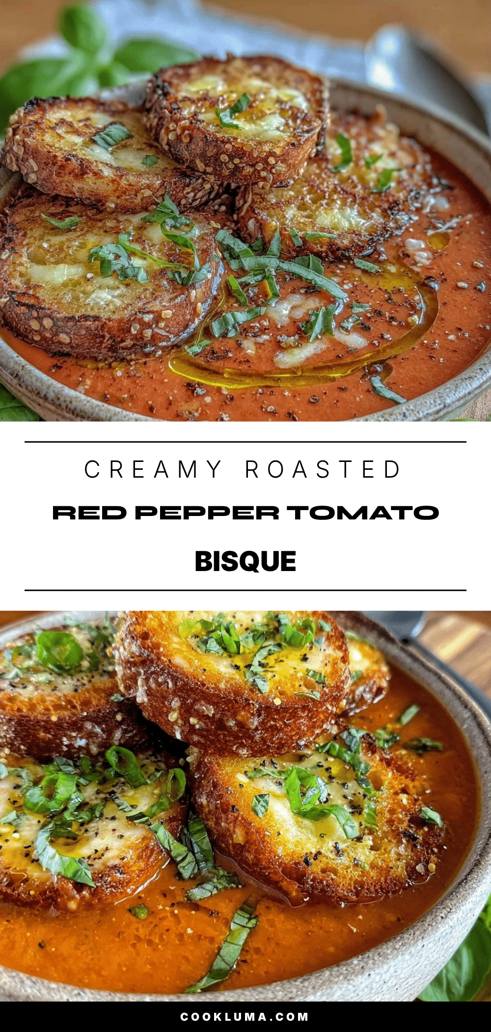 creamy roasted red pepper and tomato bisque recipe