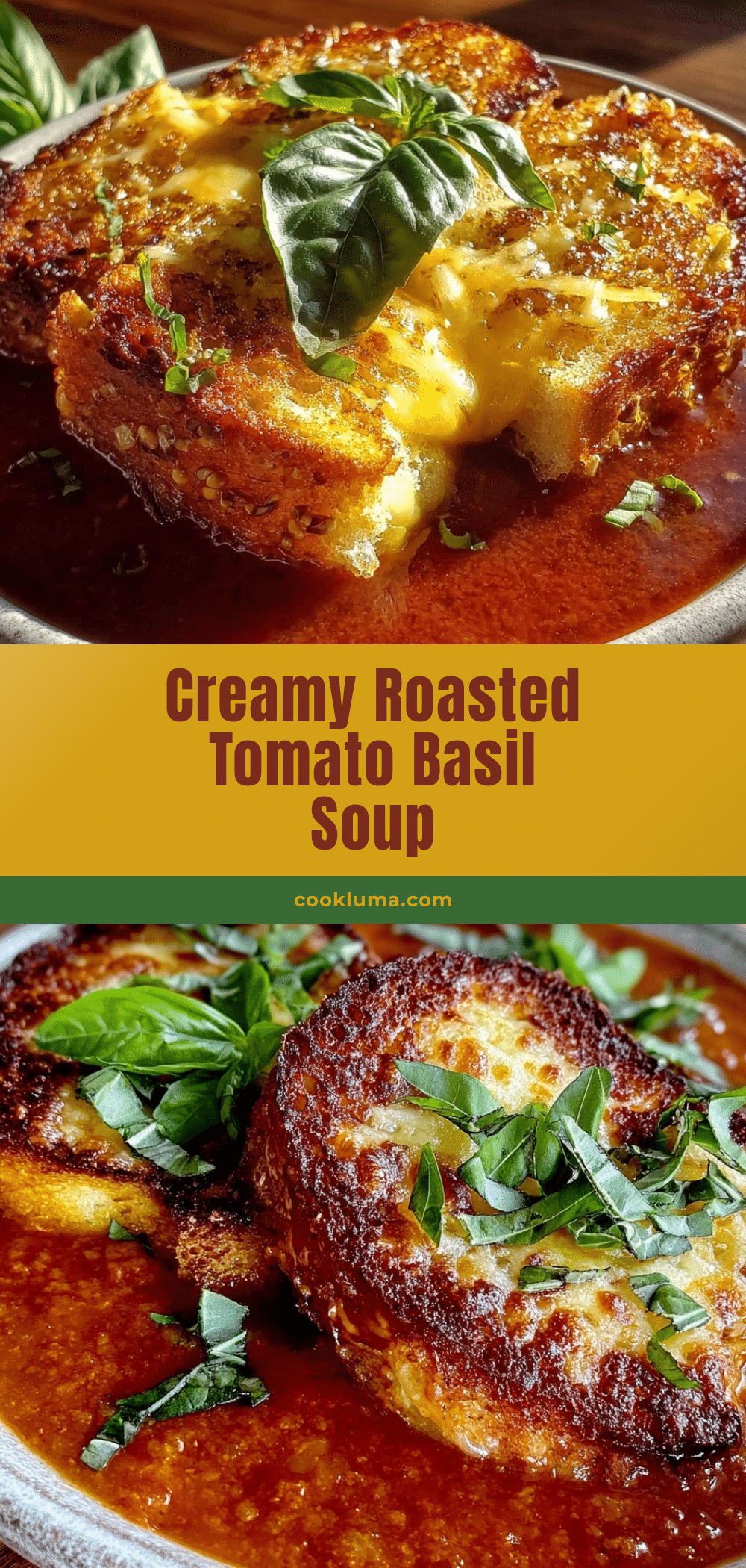 creamy roasted tomato basil soup recipe