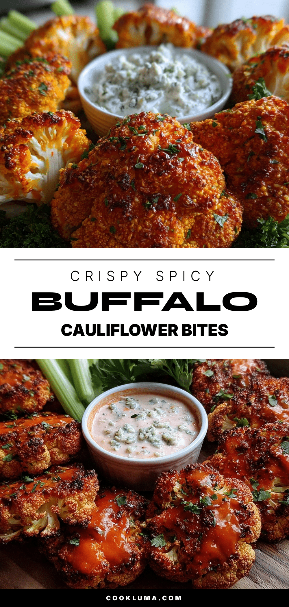 crispy buffalo cauliflower bites recipe