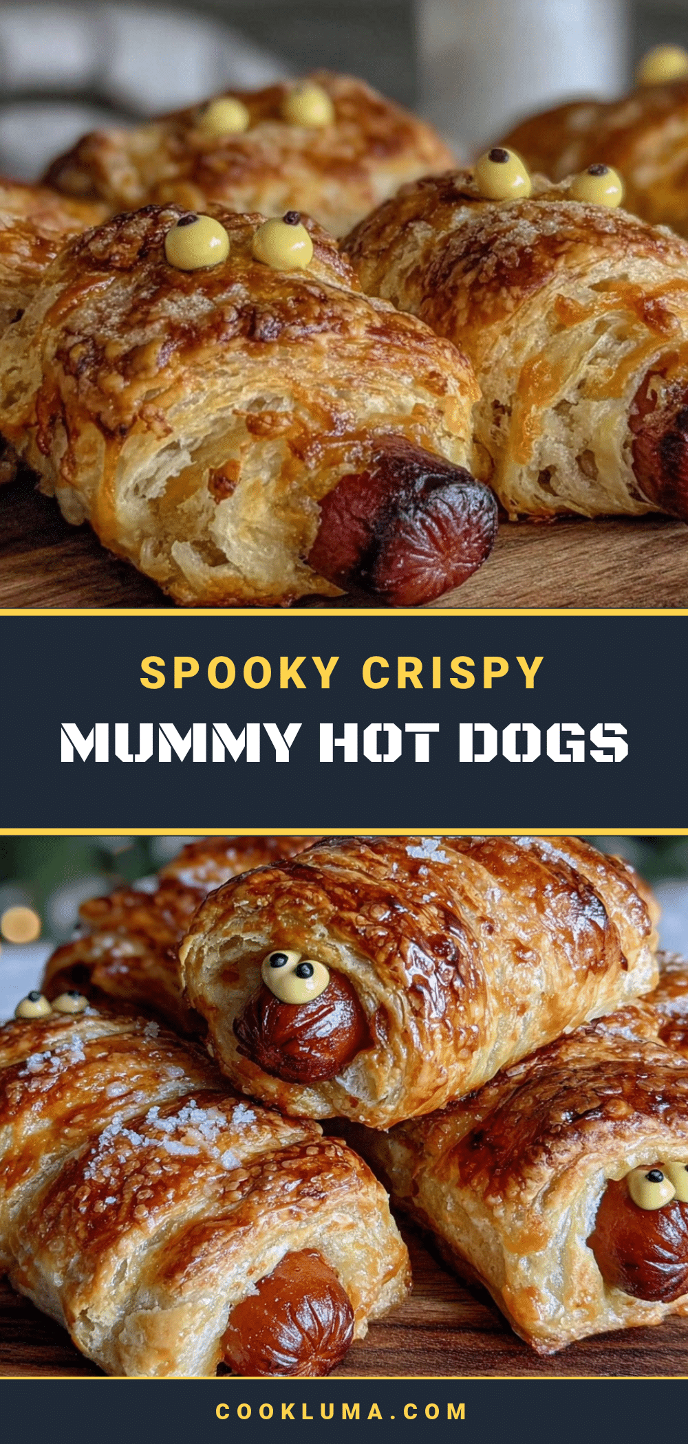 crispy mummy hot dogs recipe