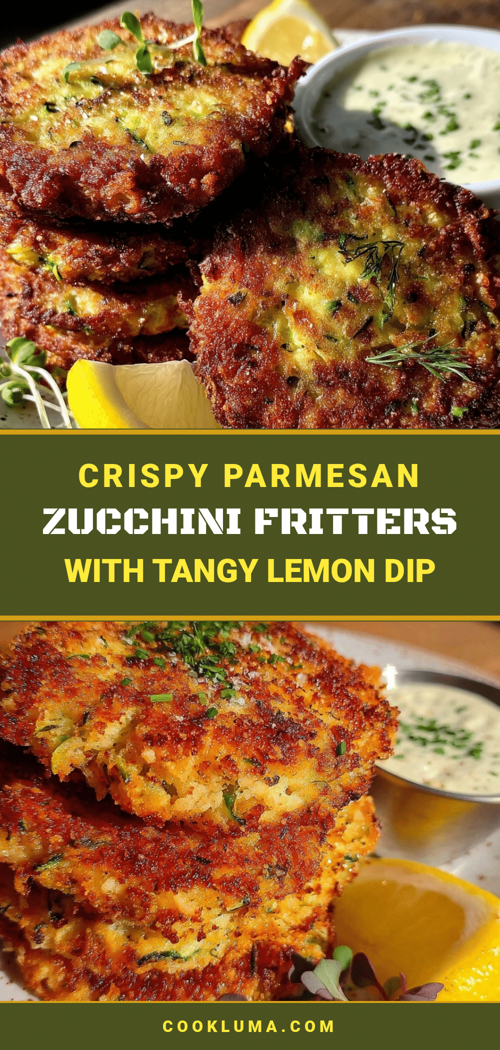 crispy parmesan zucchini fritters recipe