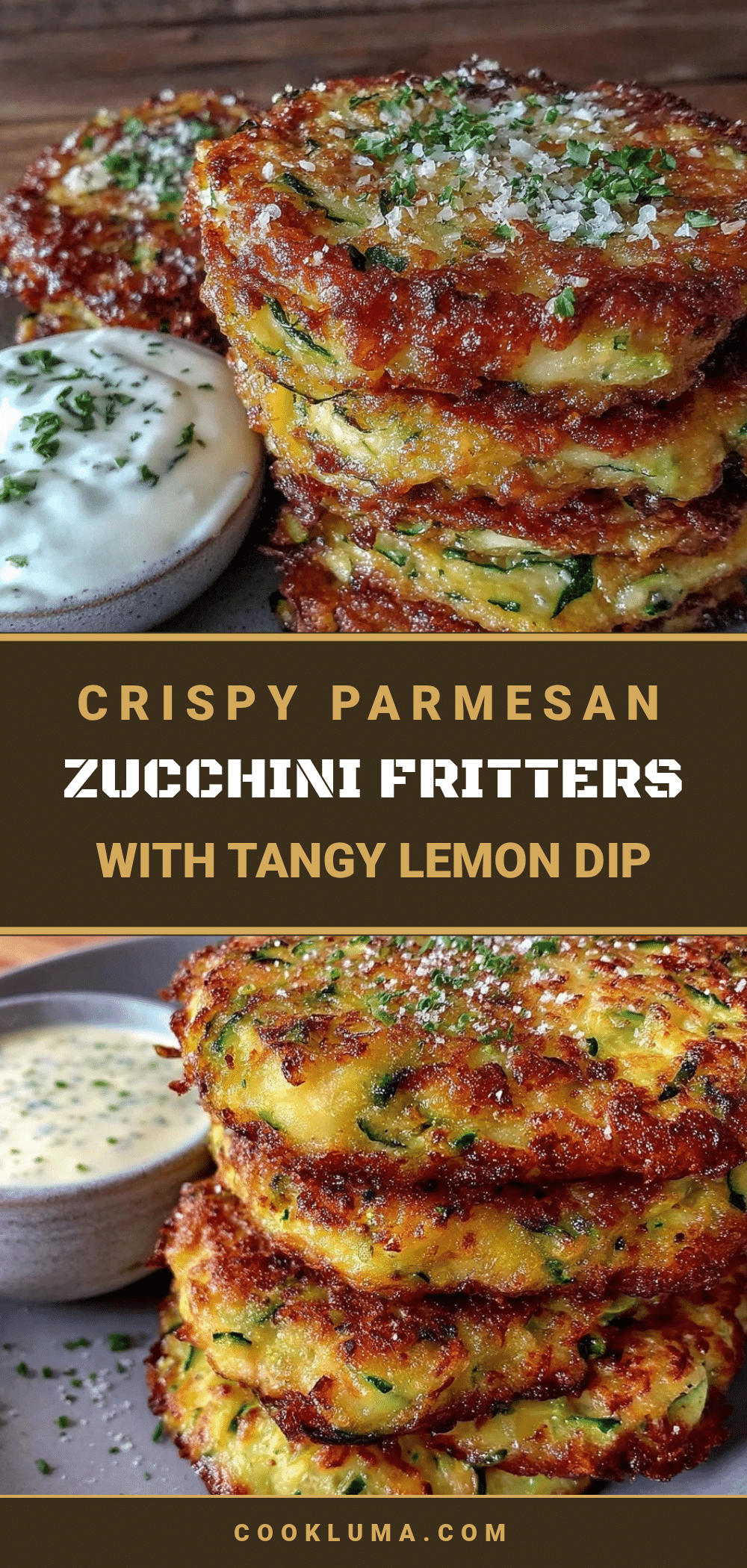 crispy parmesan zucchini fritters recipe