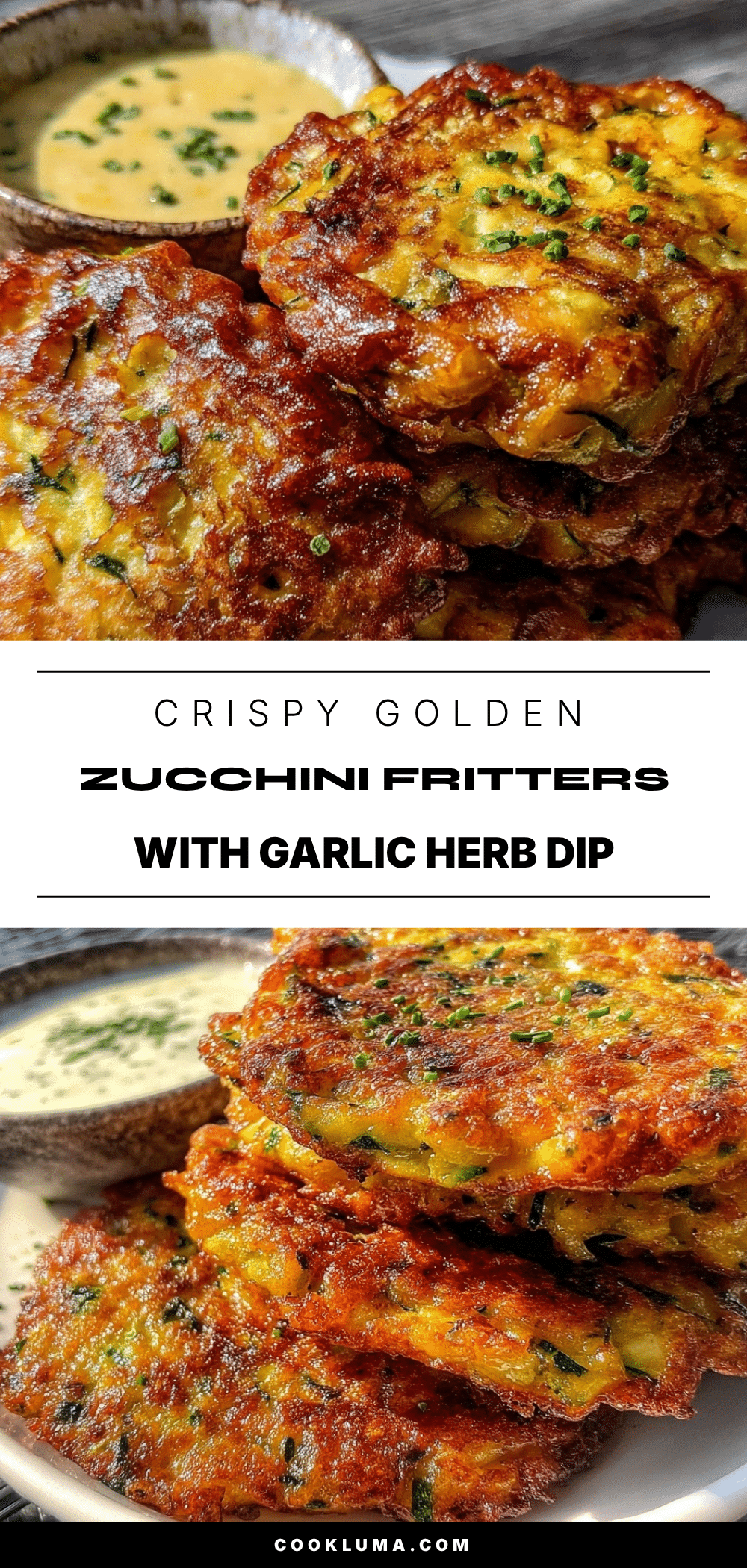 crispy zucchini fritters recipe