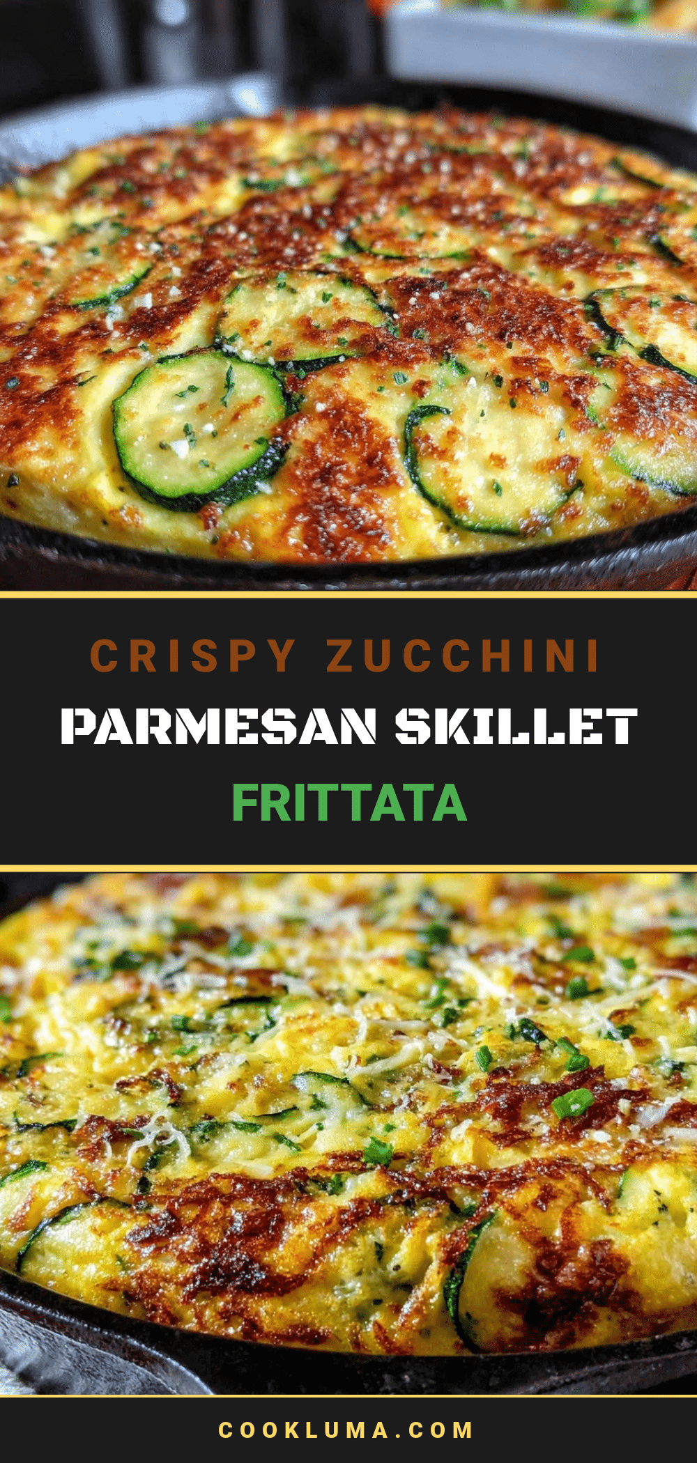 crispy zucchini parmesan frittata recipe