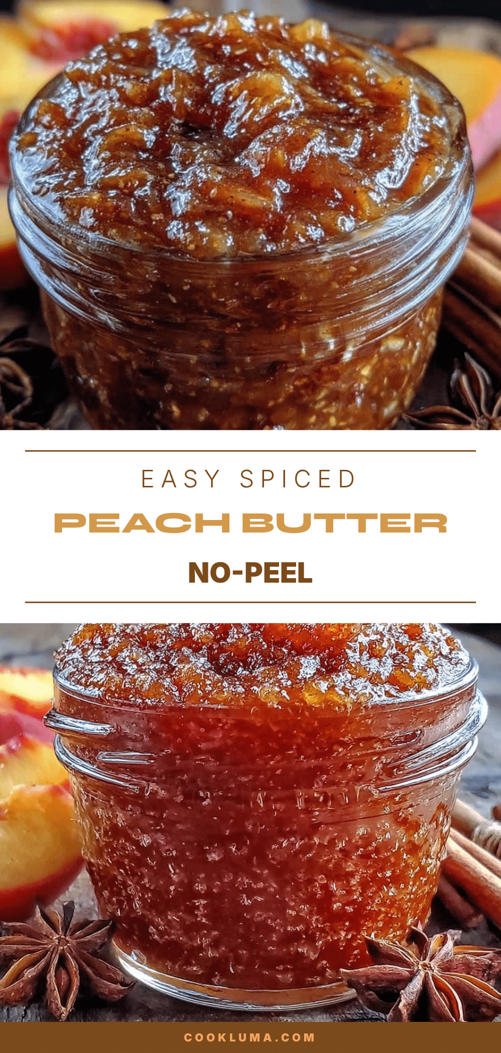 easy spiced peach butter recipe