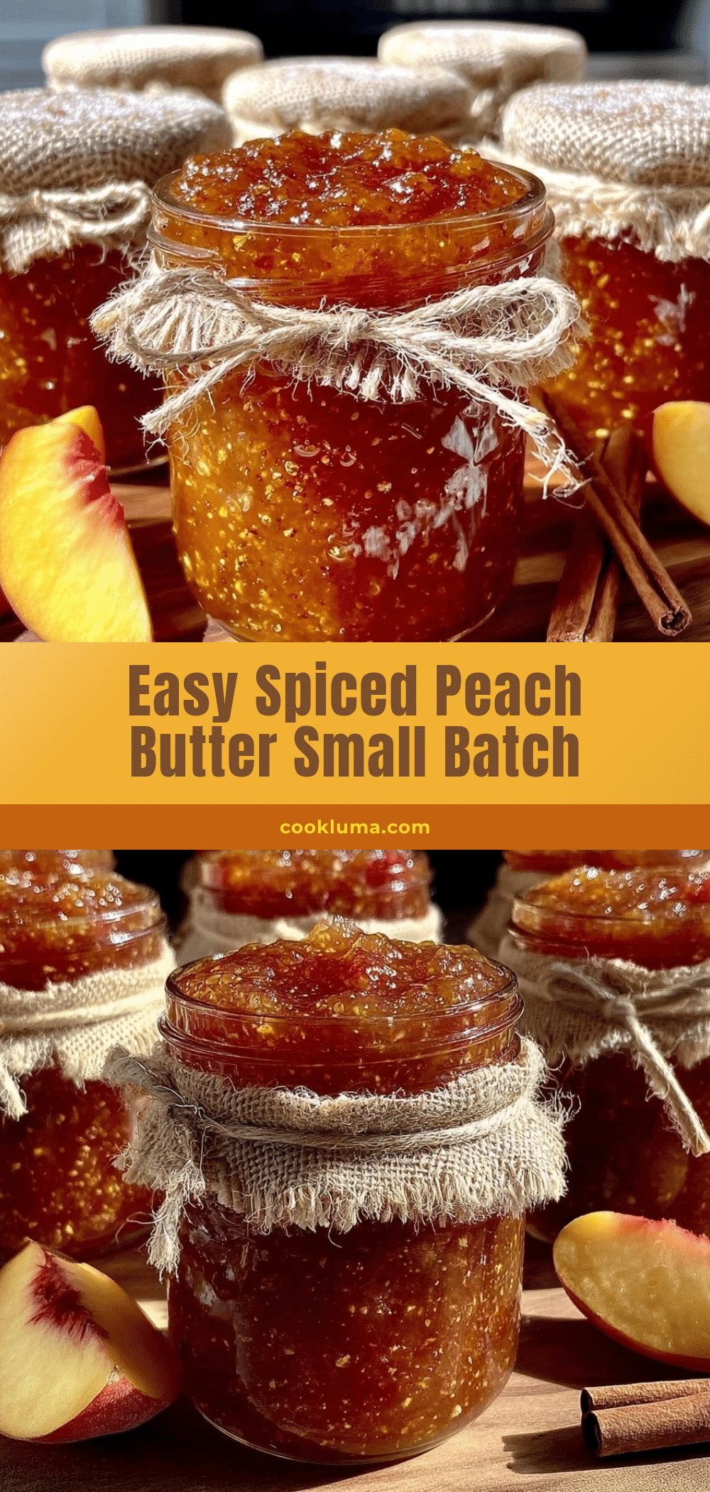 easy spiced peach butter recipe
