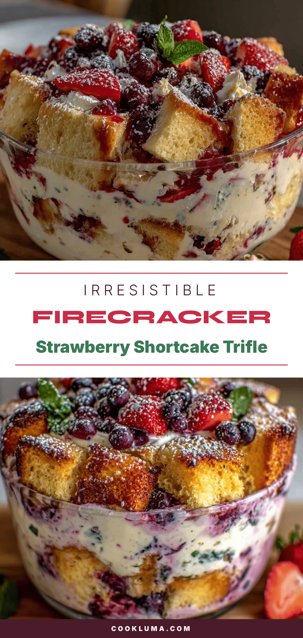 firecracker strawberry shortcake trifle recipe