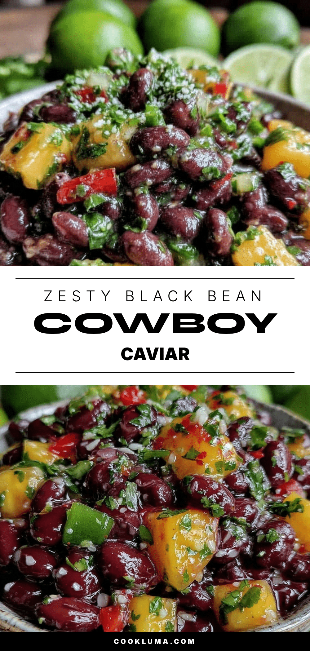fresh black bean cowboy caviar recipe