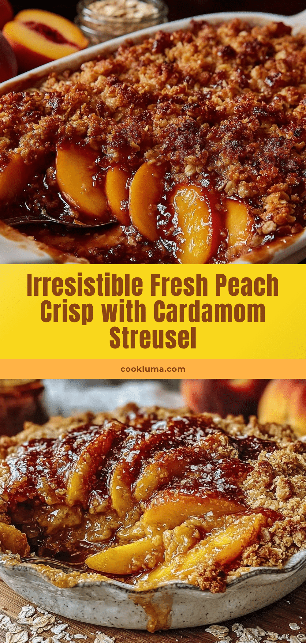 fresh peach crisp recipe