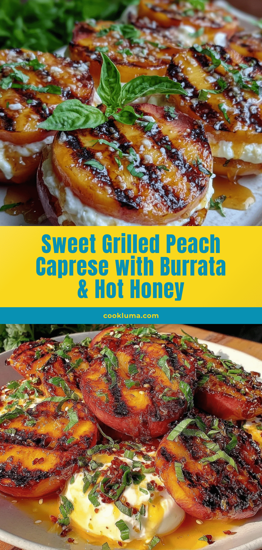 grilled peach caprese recipe
