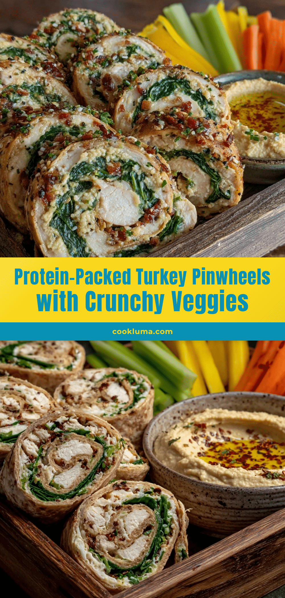 healthy high-protein turkey pinwheels recipe
