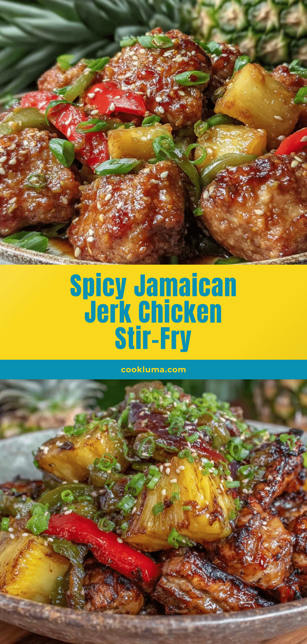 Jamaican jerk chicken stir-fry recipe