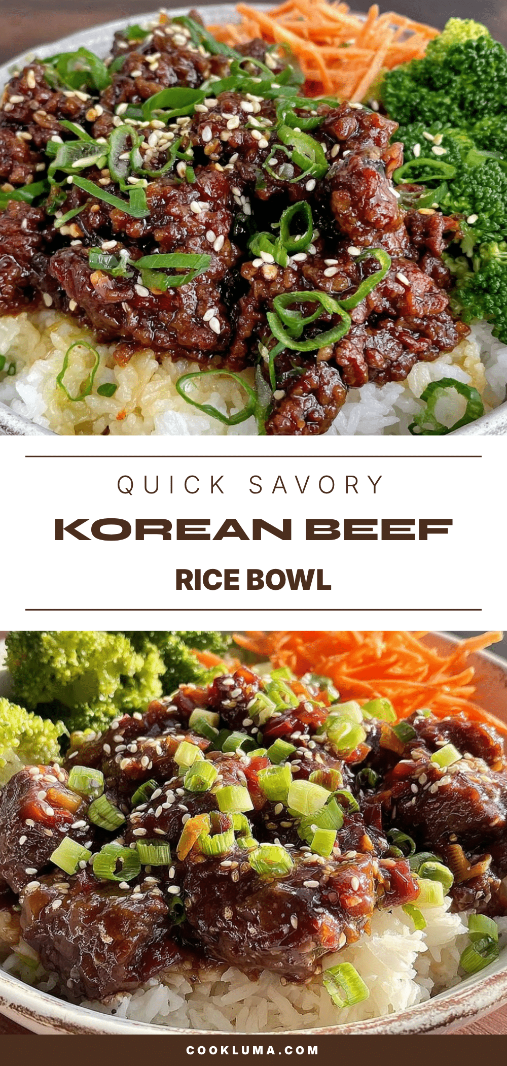 korean ground beef rice bowl recipe