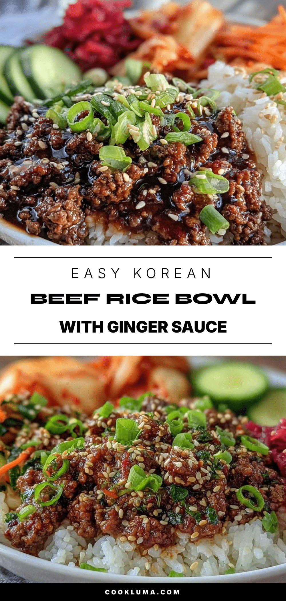 korean ground beef rice bowl recipe