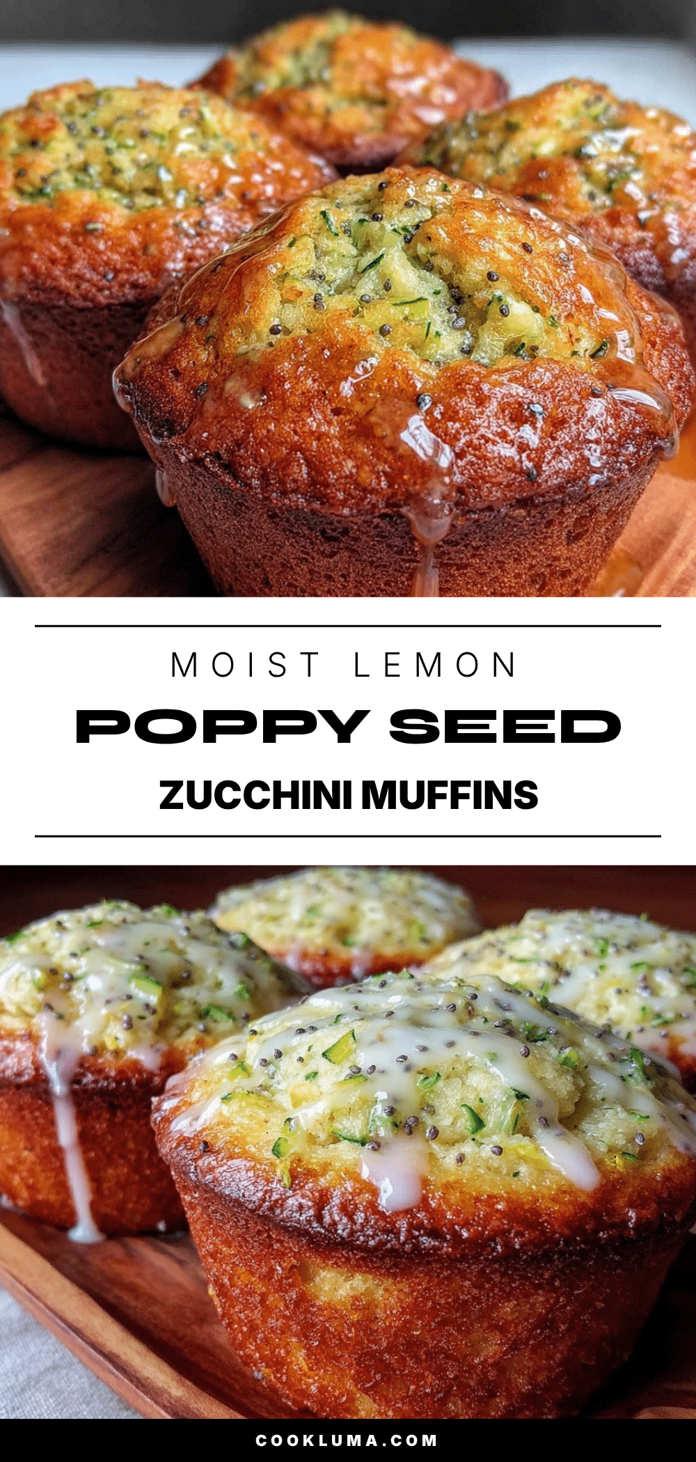 lemon poppy seed zucchini muffins recipe