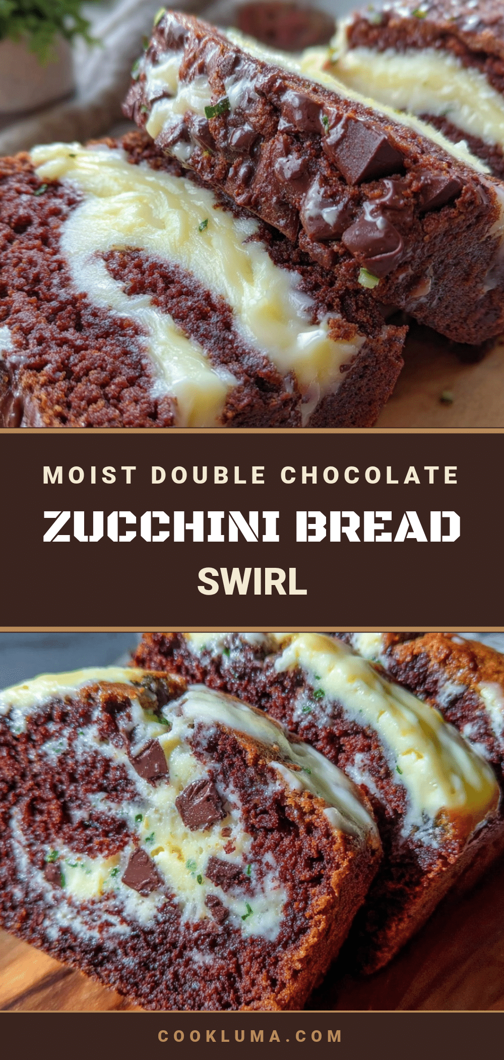 moist double chocolate zucchini bread recipe