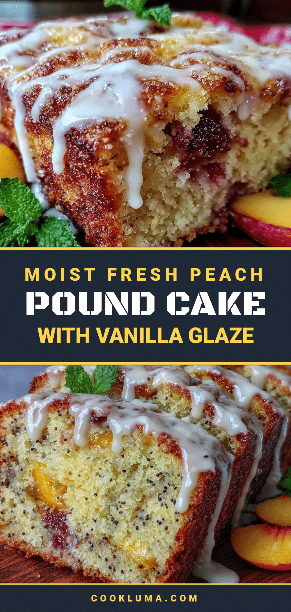 moist fresh peach pound cake recipe