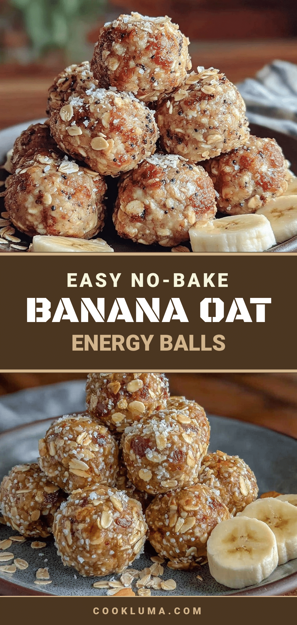 no-bake banana oat energy balls recipe