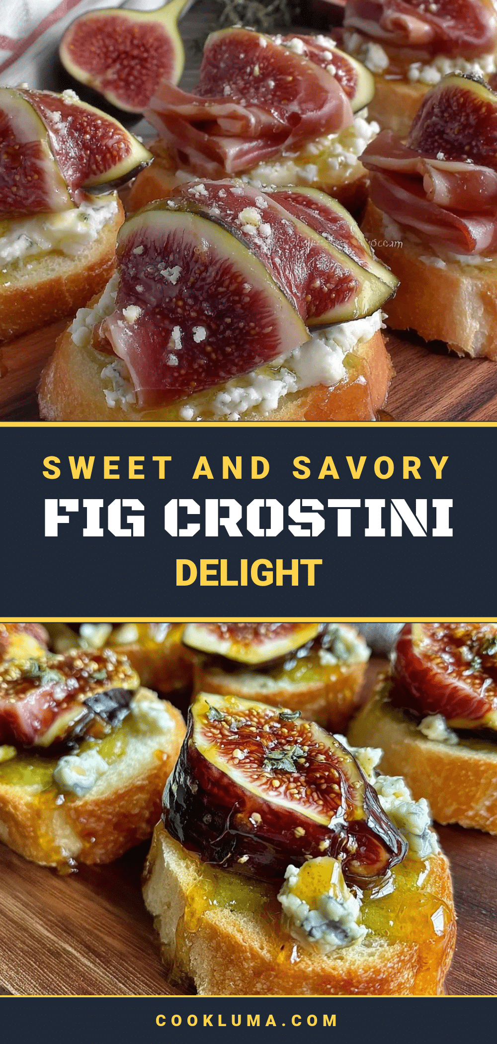 prosciutto-wrapped fresh fig crostini recipe
