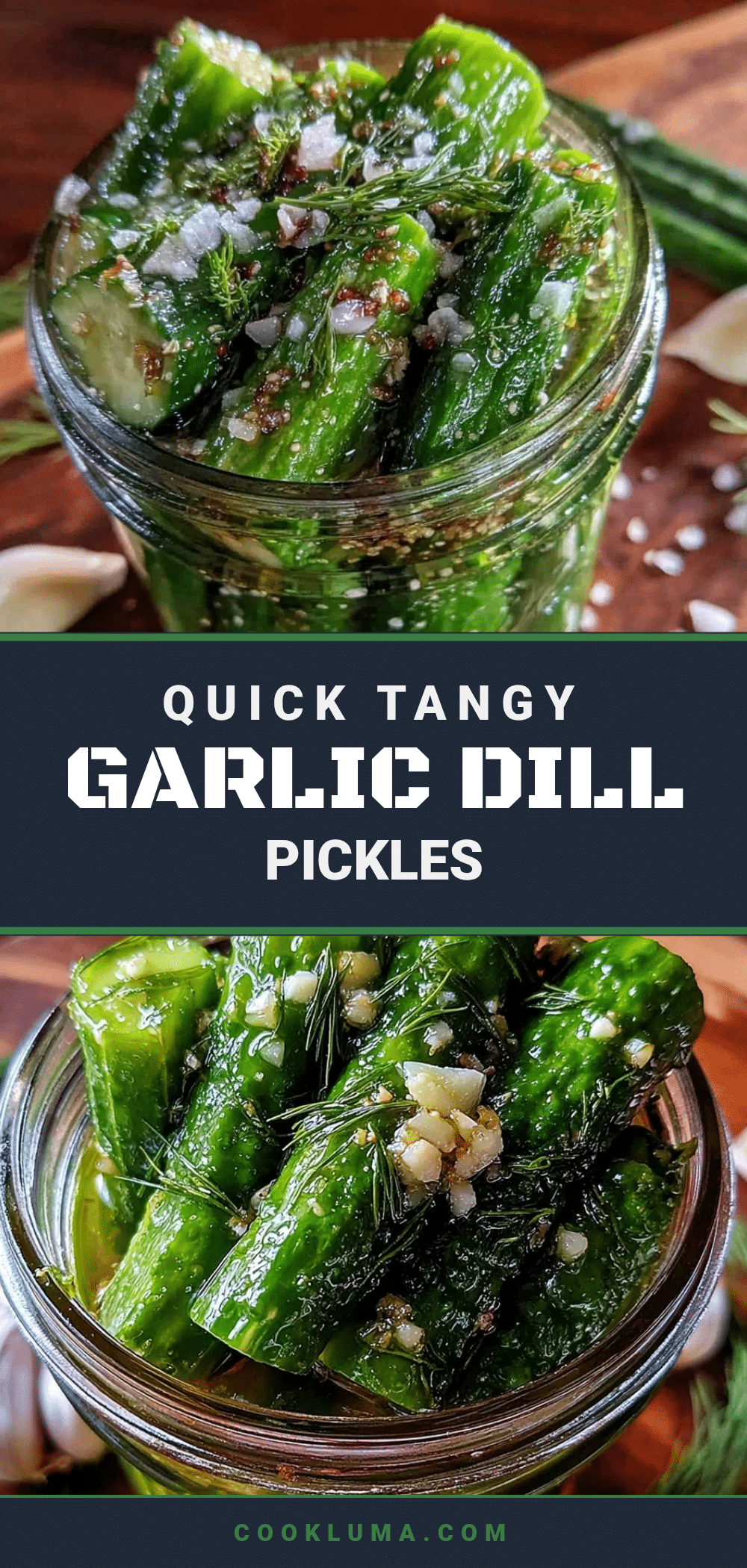 quick garlic dill refrigerator pickles recipe