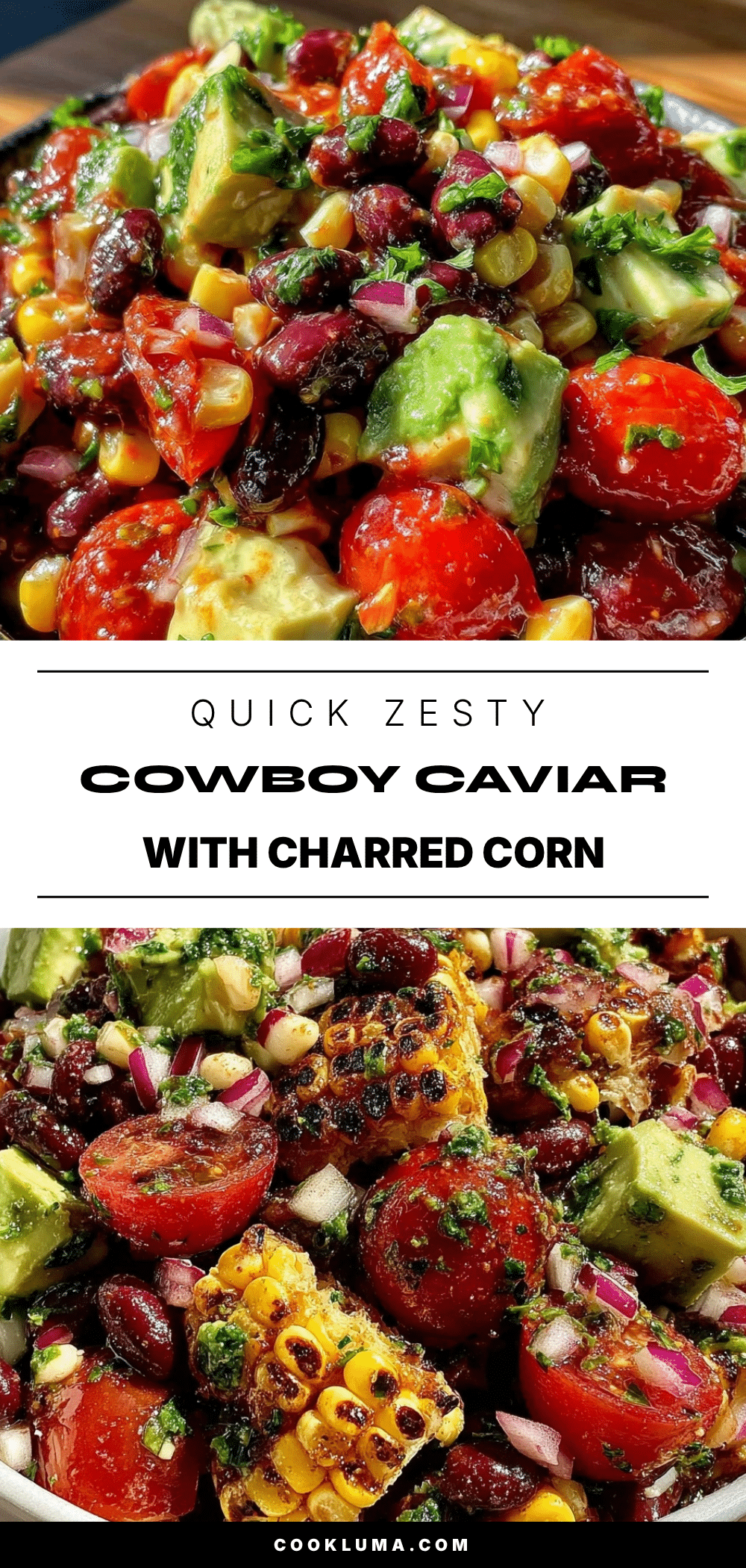 Quick Zesty Cowboy Caviar recipe