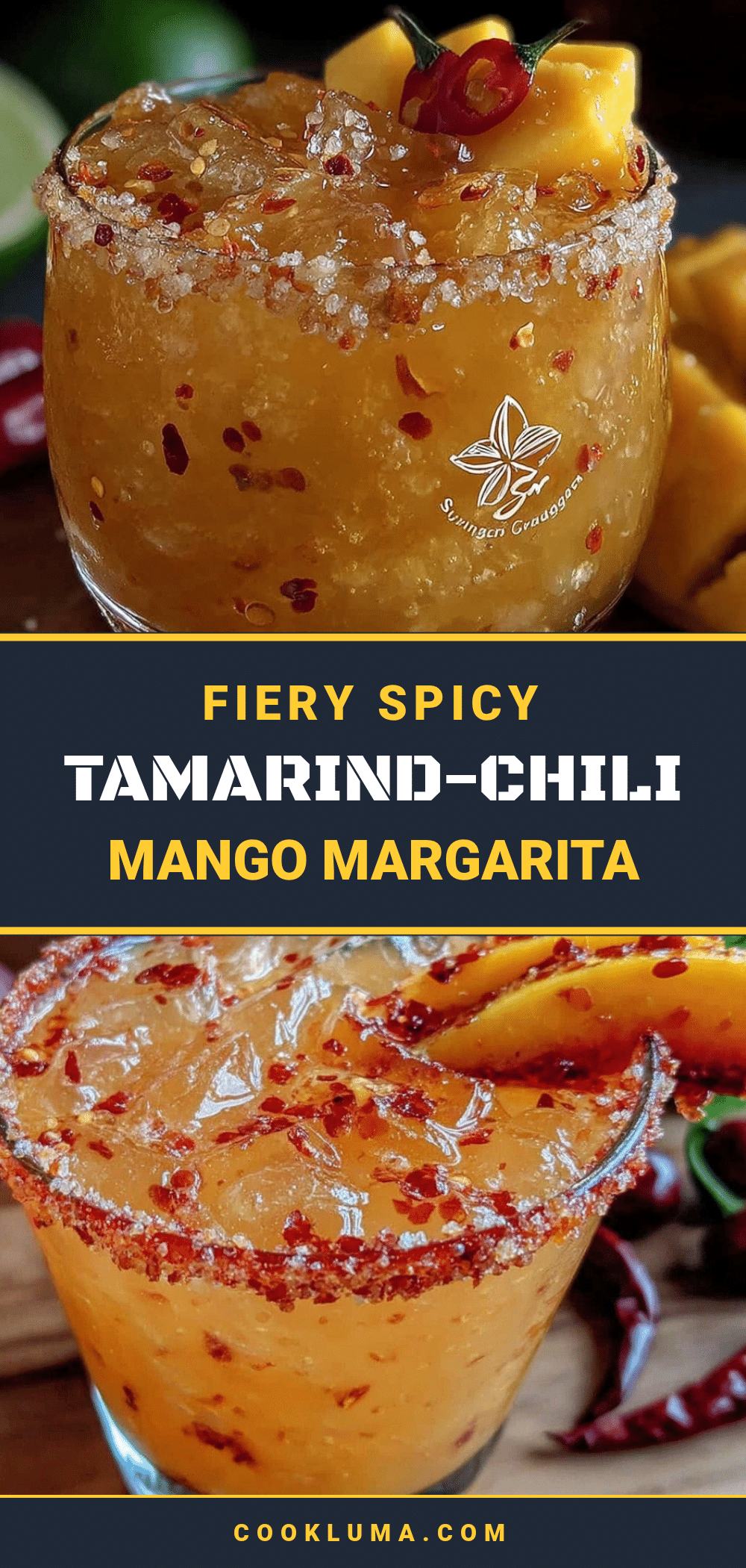 spicy tamarind-chili mango margarita recipe
