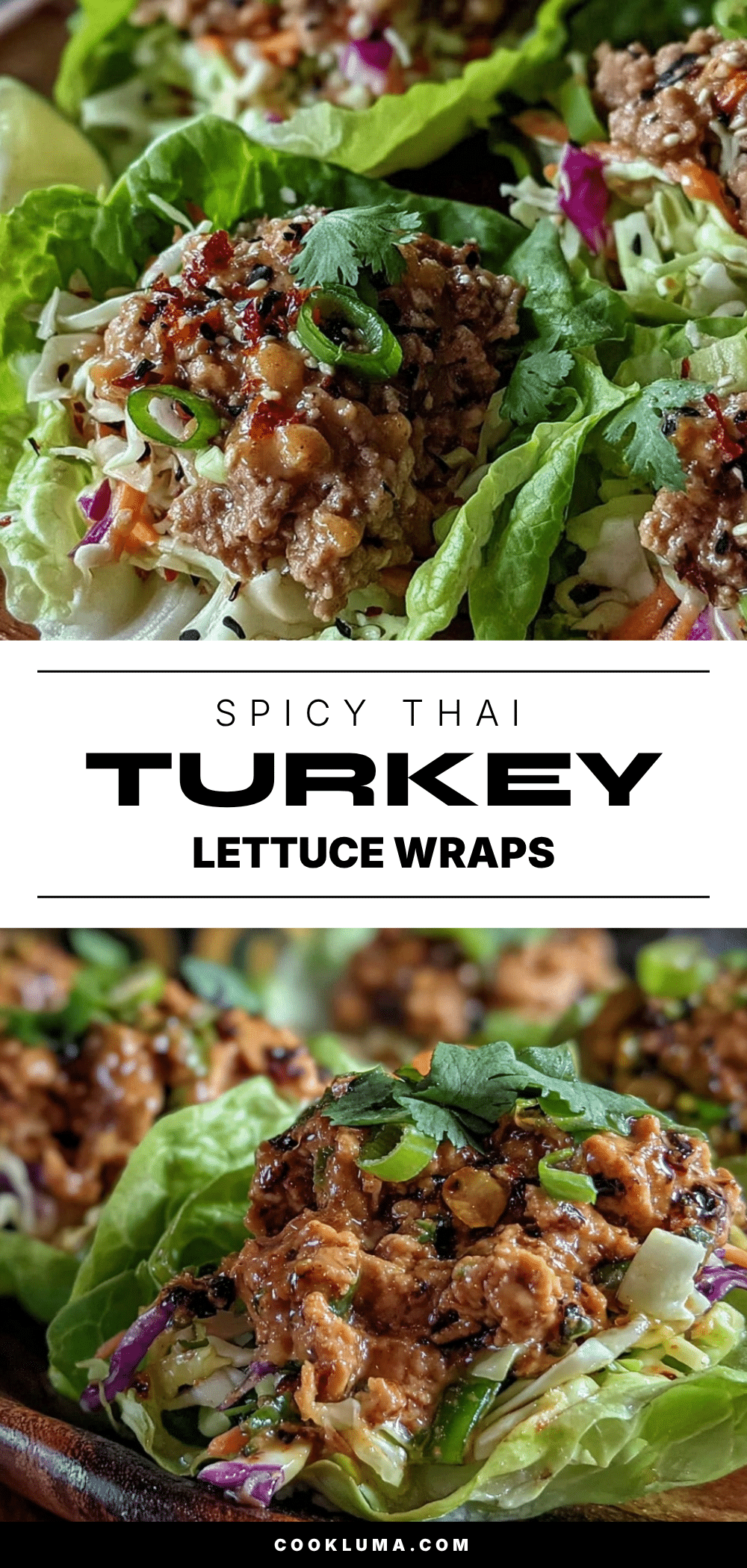 thai turkey lettuce wraps recipe