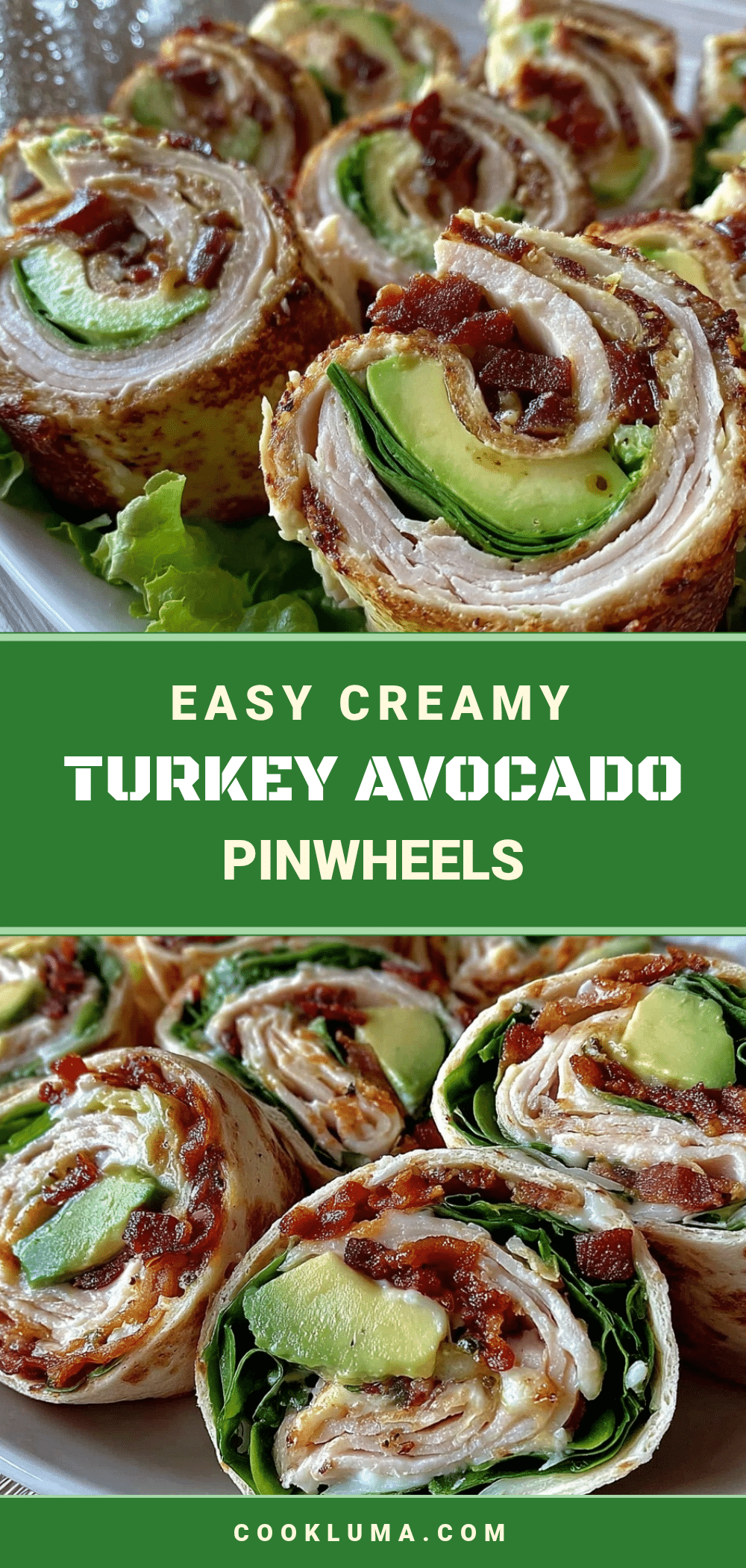 turkey and avocado pinwheels recipe