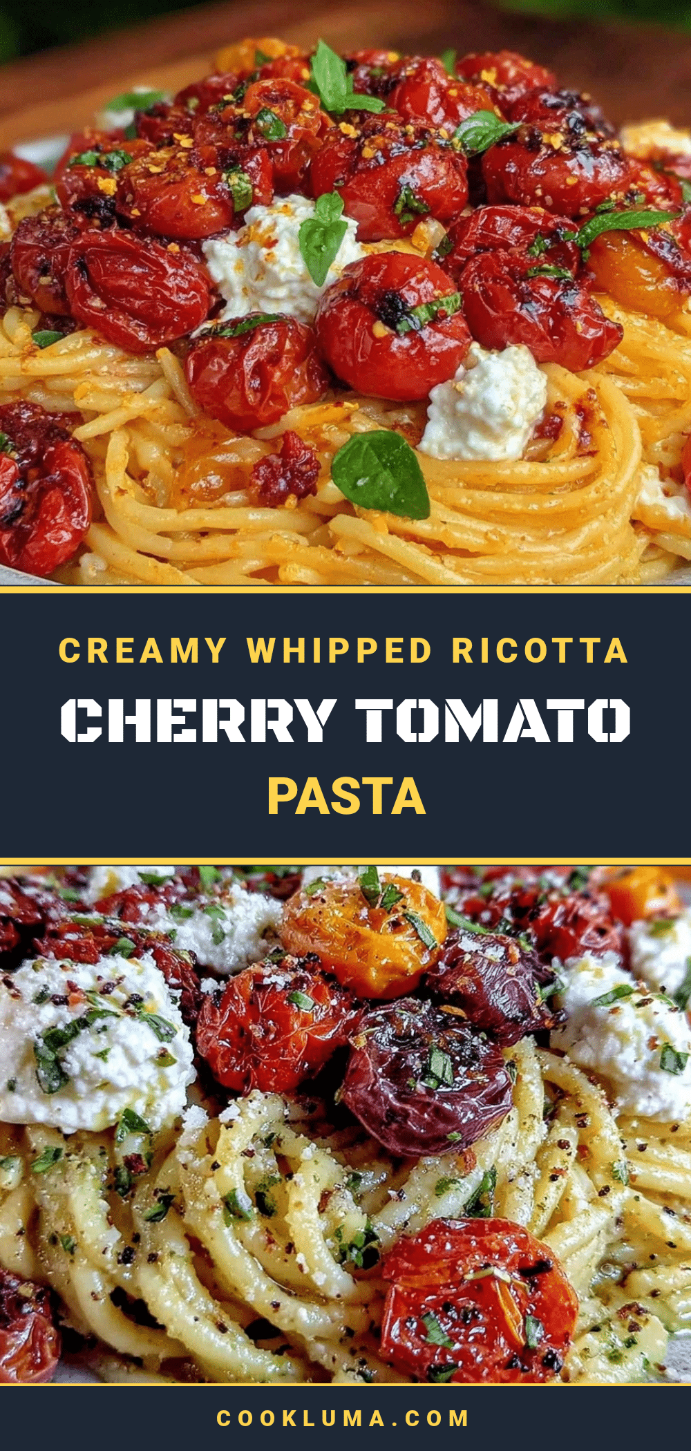 whipped ricotta pasta recipe