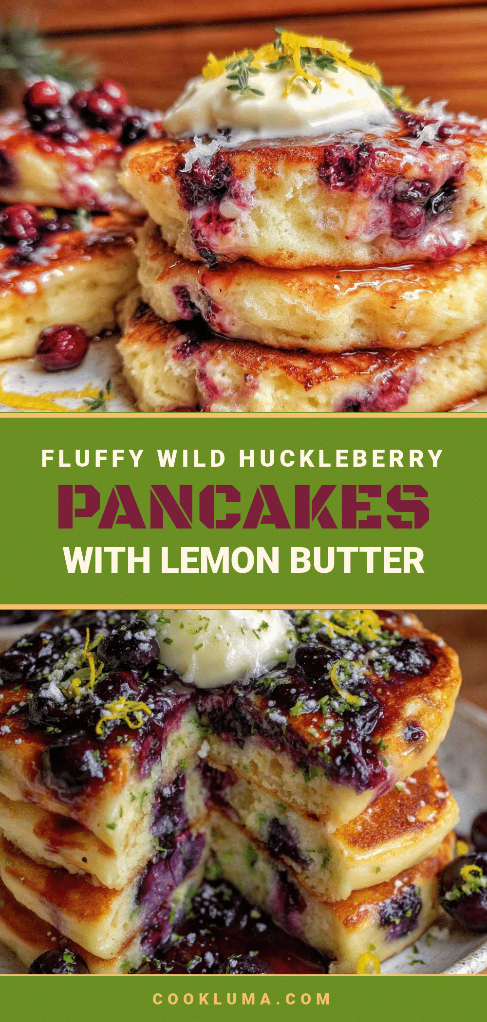 wild huckleberry pancakes recipe