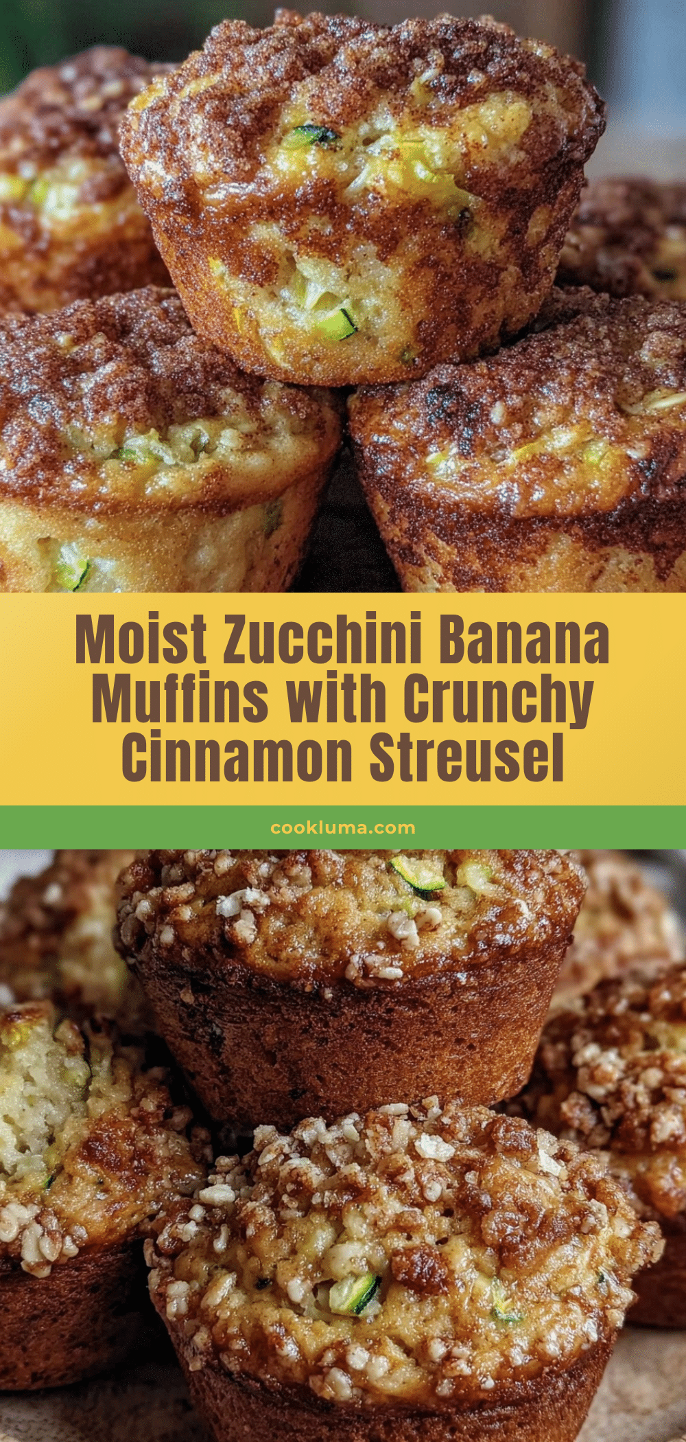 zucchini banana muffins recipe