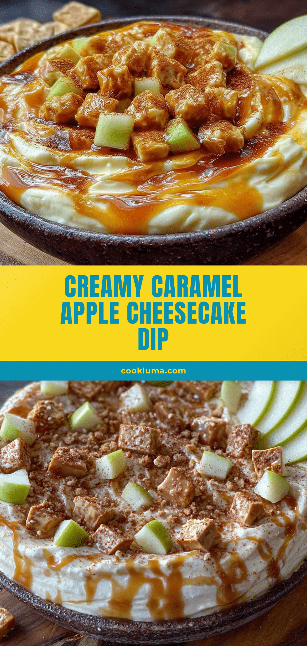caramel apple cheesecake dip recipe