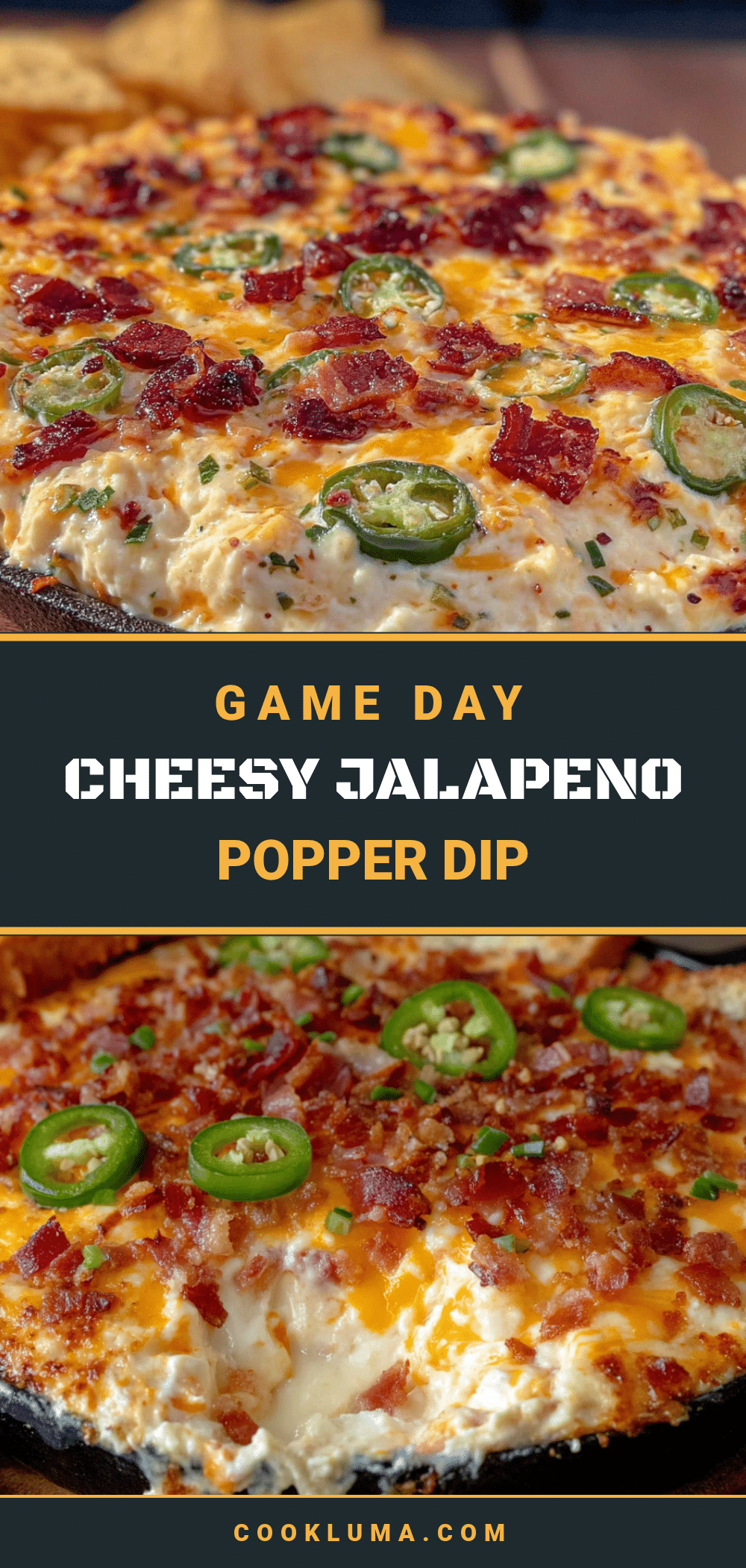 game day cheesy jalapeno popper football dip recipe