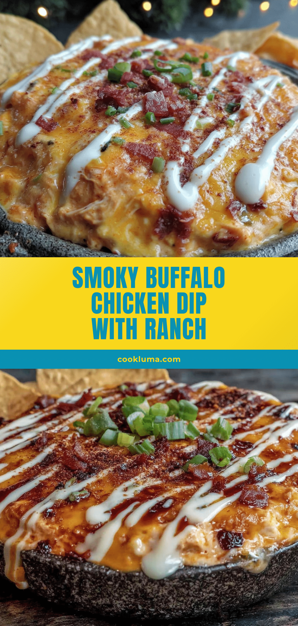 smoky buffalo chicken dip recipe