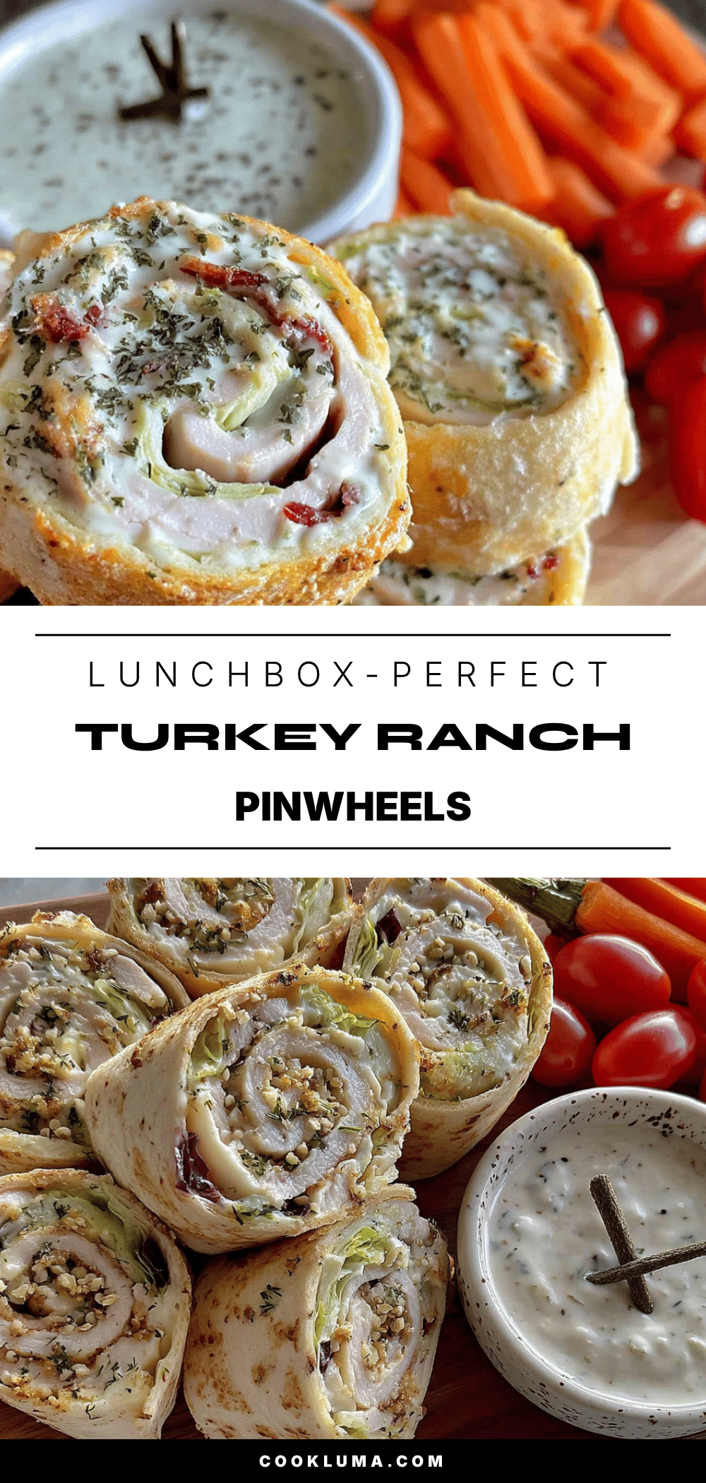 turkey ranch pinwheel roll-ups recipe