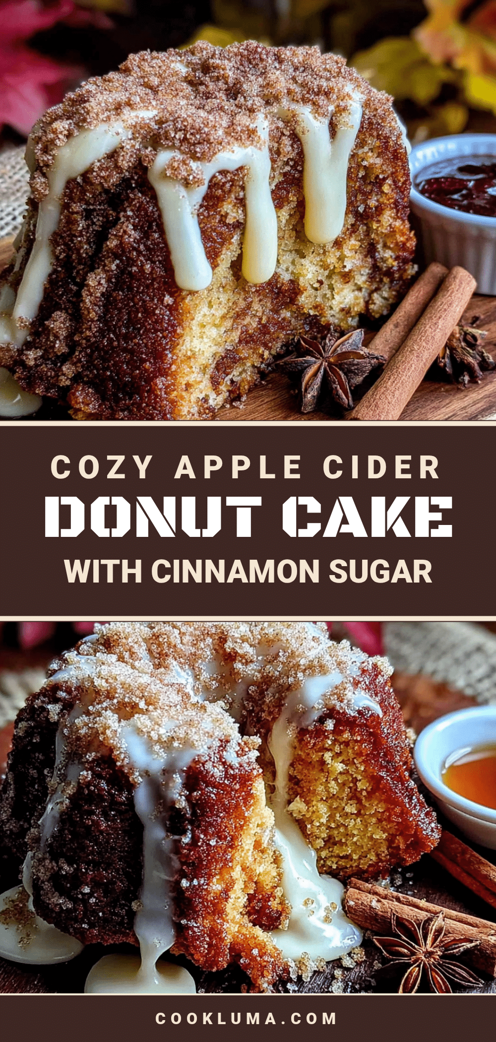 apple cider donut cake recipe
