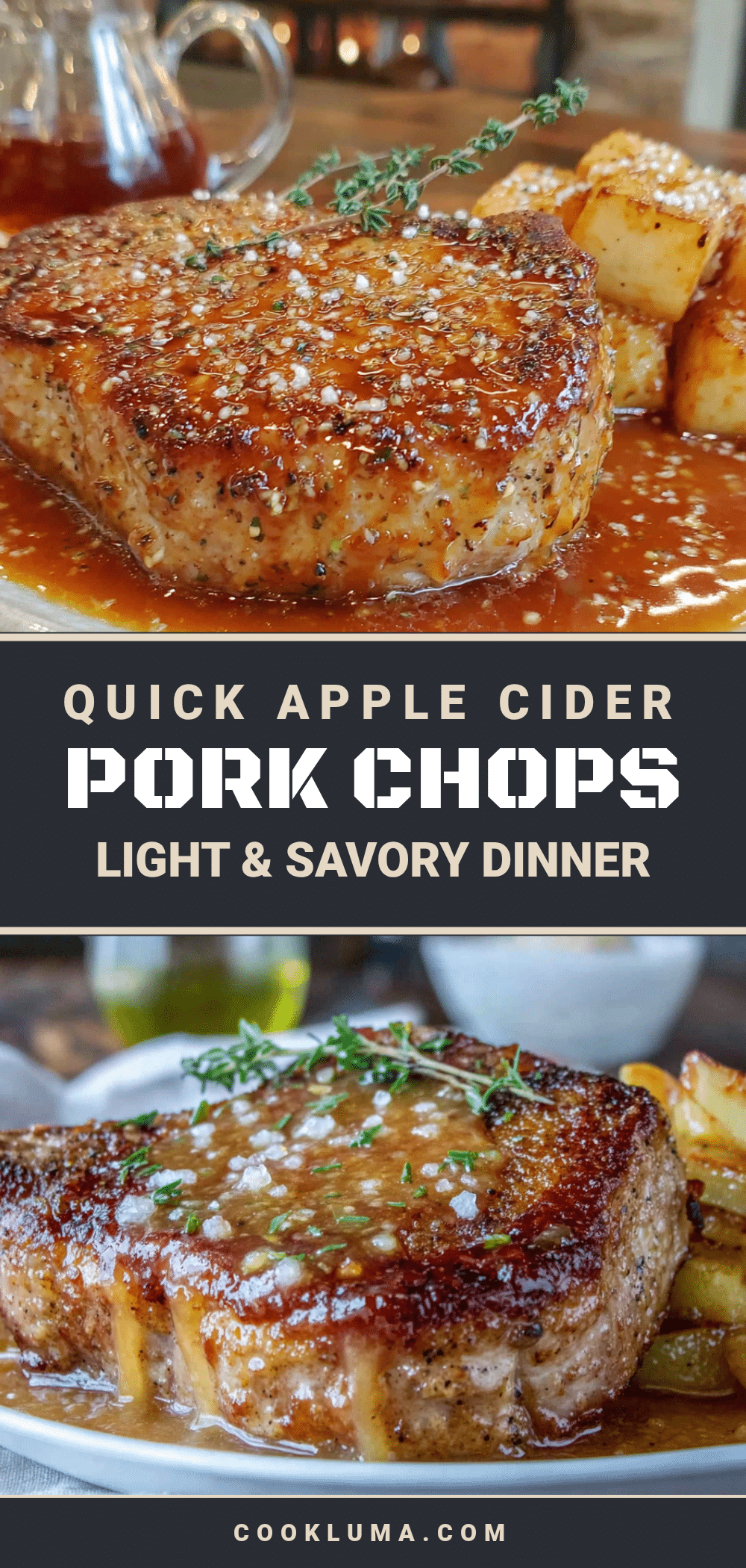 apple cider pork chops recipe