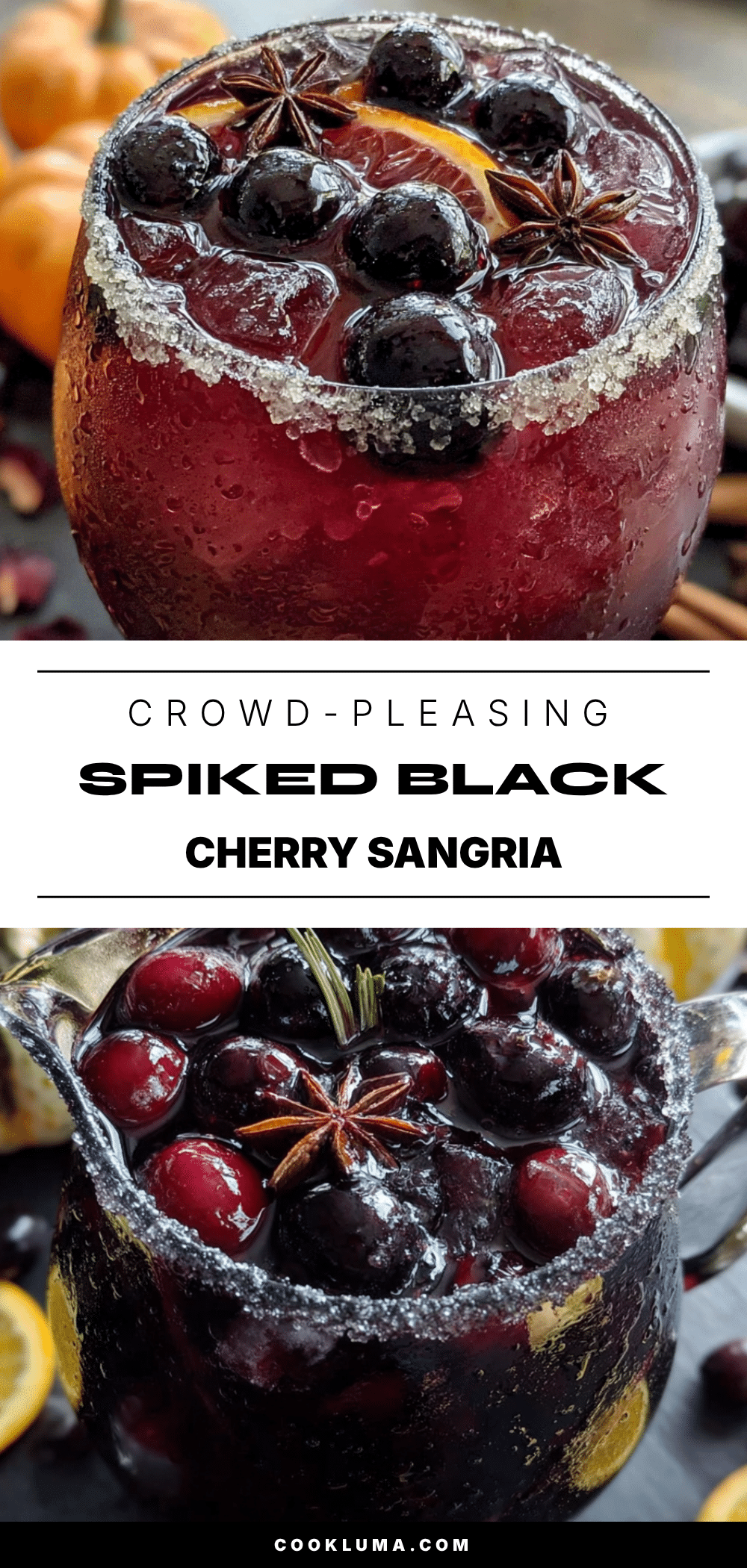 black cherry halloween sangria recipe