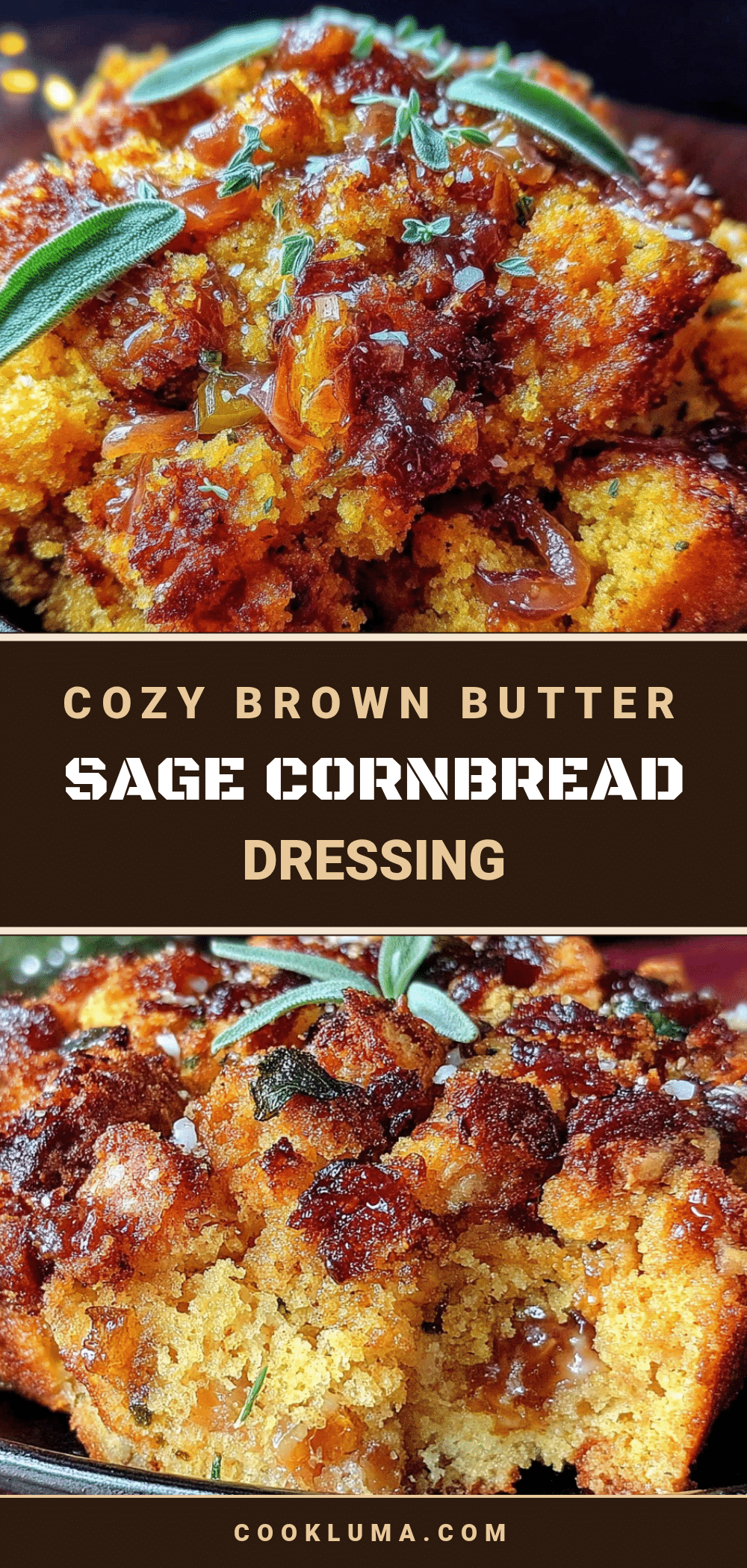 brown butter sage cornbread dressing recipe