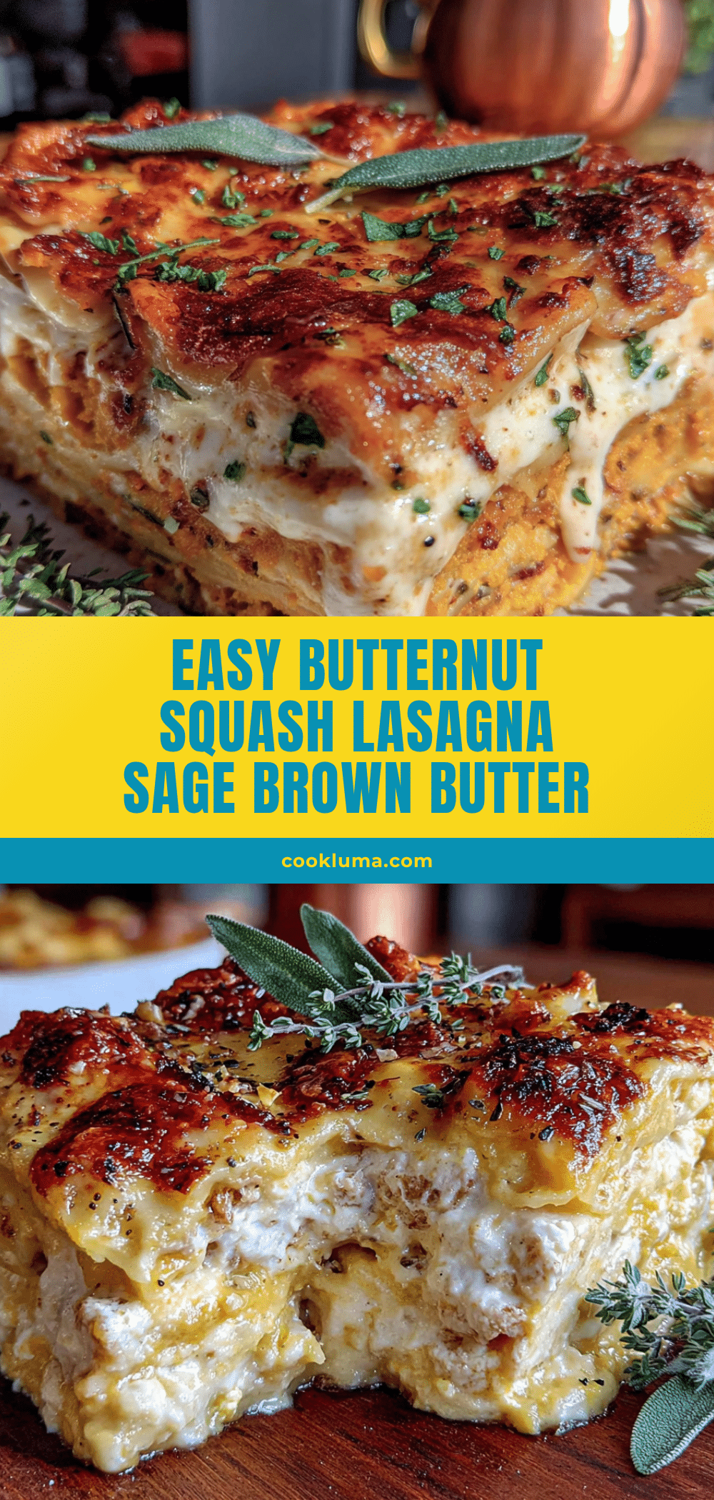 butternut squash lasagna recipe