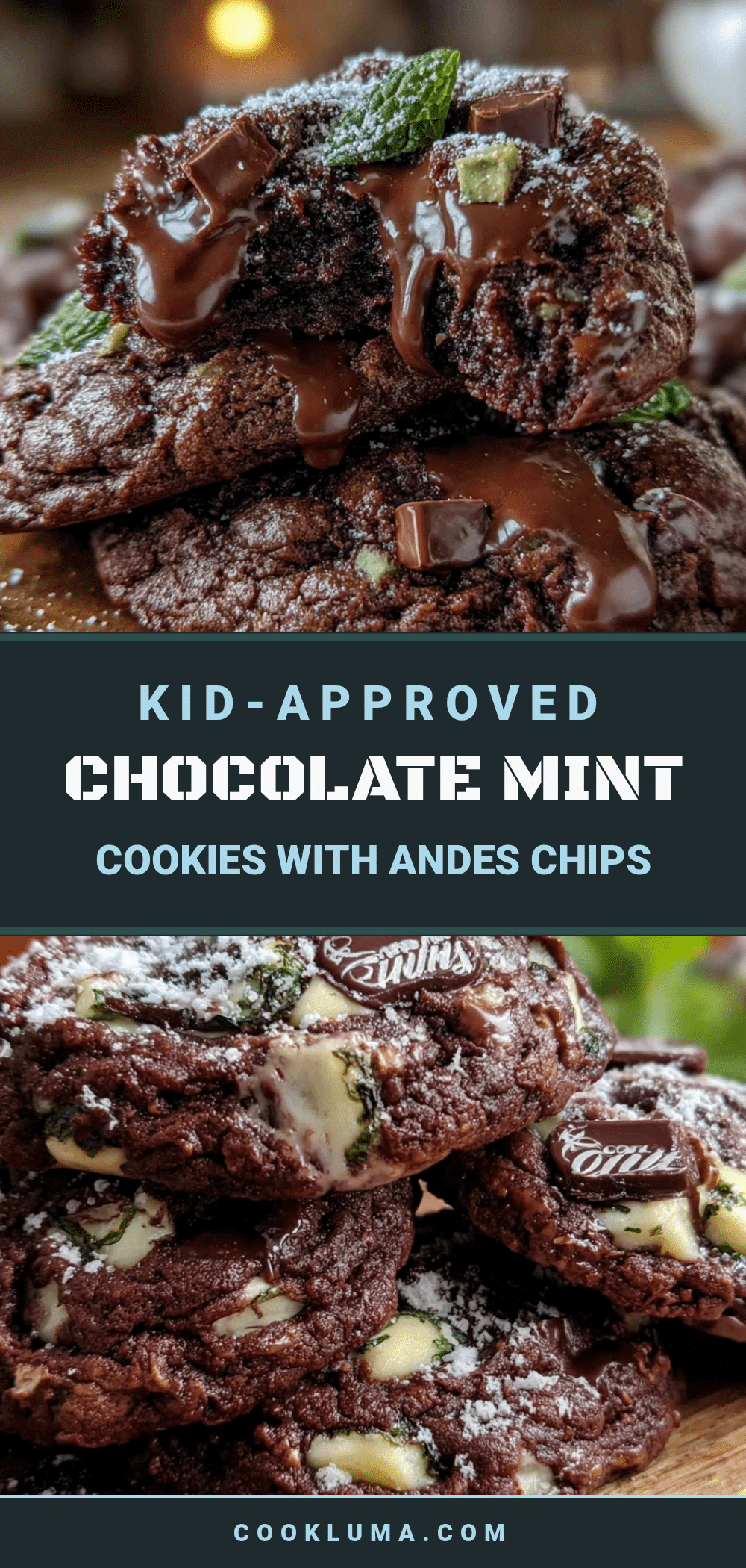 chocolate mint cookies with andes chips recipe