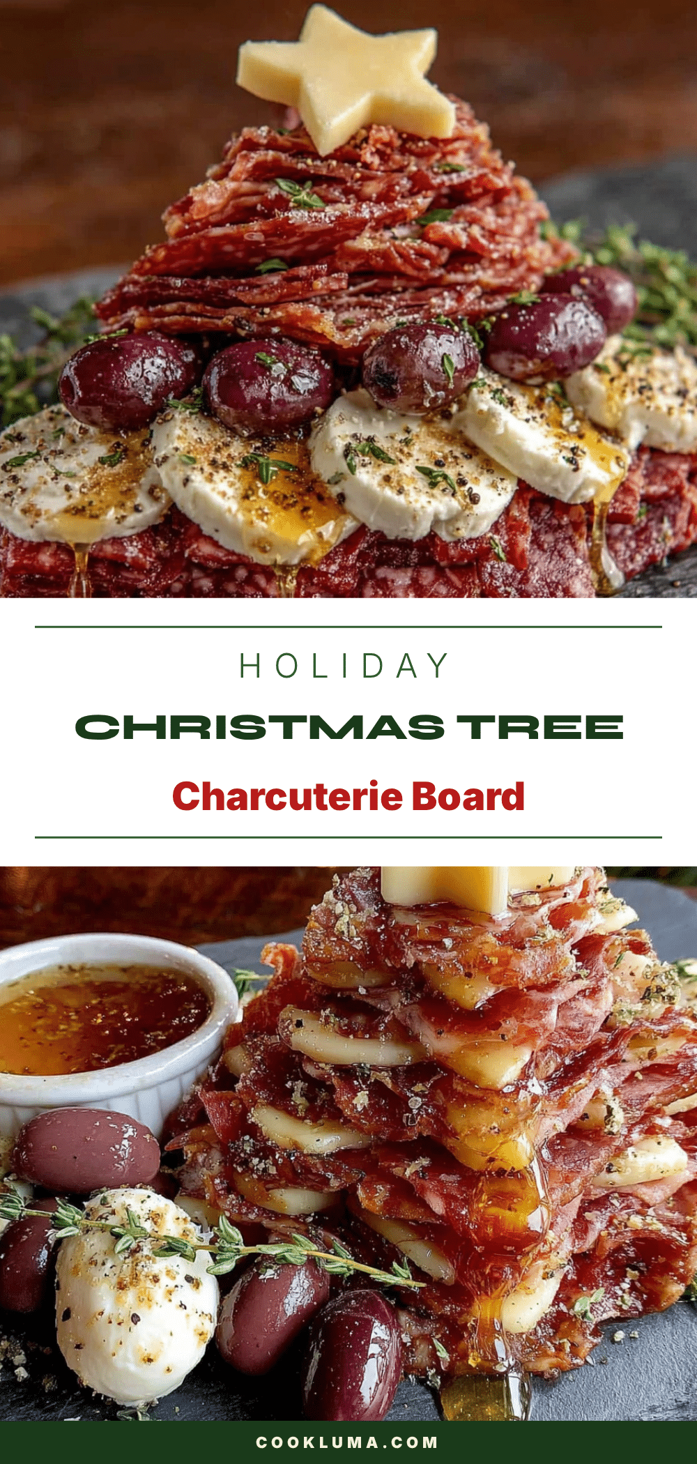 Christmas tree charcuterie board recipe