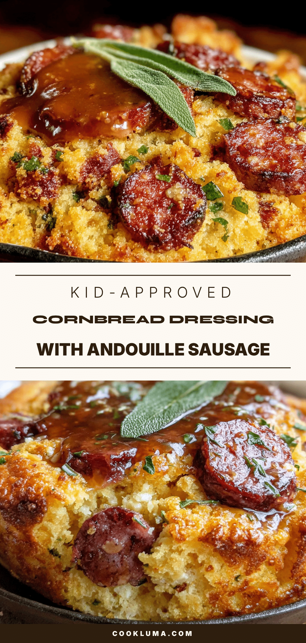 cornbread dressing with andouille sausage recipe