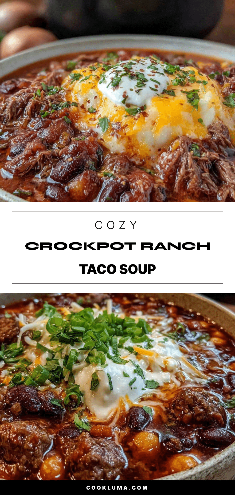 cozy crockpot ranch taco soup recipe